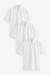Next Poloshirt im 3er-Pack Weiß/Dunkelblau/Grau