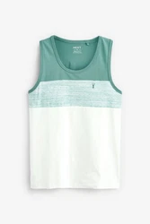 Next Tanktop (1-tlg) Blockfarben