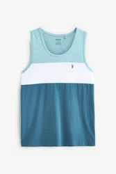 Next Tanktop (1-tlg) Blockfarben