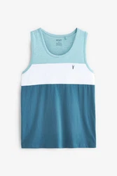 Next Tanktop (1-tlg) Blockfarben
