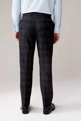 Next Anzughose Tailored Fit Hellblau/Dunkelblau/Dunkelrot