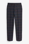 Next Anzughose Tailored Fit Hellblau/Dunkelblau/Dunkelrot