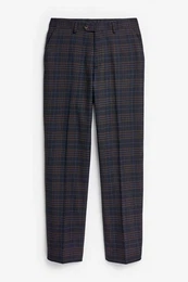 Anzughose Tailored Fit Anzughose mit Karomuster (1-tlg)
