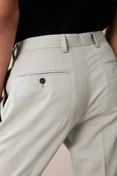 Next Anzughose aus Leinenmix Beige/Braun/Khaki/Grau/Hellgrau