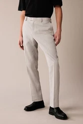Next Anzughose aus Leinenmix Beige/Braun/Khaki/Grau/Hellgrau
