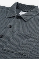 Next Langarmhemd Hemdjacke Grau/Hellblau/Blau/Dunkelblau
