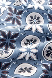 Next Kurzarmhemd Regular Fit mit Print Blau/Hellblau/Pastell