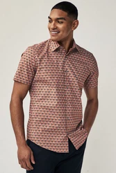 Next Kurzarmhemd Regular Fit mit Print 