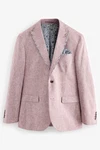Next Leinensakko Leinen-Blazer Slim Fit Lila/Rosa/Fliederfarben