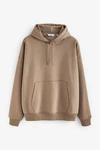 Next Oversized Fit Jersey-Hoodie Braun/Khaki/Beige