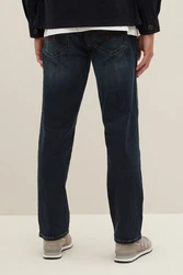 Next Premium Heavyweight Jeans Straight Dunkelblau/Hellblau/Blau