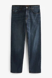 Next Premium Heavyweight Jeans Straight Dunkelblau/Hellblau/Blau