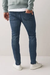 Next Bandeau-Bikini-Top Ultimate Comfort Super Stretch-Jeans (1-St) Blau/Grau/Hellblau