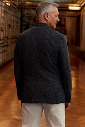 Next Sakko Nova Fides Slim Fit aus italienischem Stoff Hellblau/Dunkelgrau/Dunkelblau/Grau/Blau