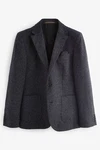 Next Sakko Nova Fides Slim Fit aus italienischem Stoff Hellblau/Dunkelgrau/Dunkelblau/Grau/Blau