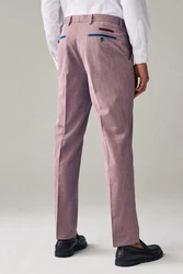 Next Anzughose Tailored Fit mit Besatz Rosa/Lila