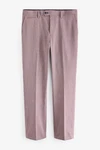 Next Anzughose Tailored Fit mit Besatz Rosa/Lila