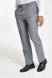 Next Stretch-Hose Formelle Stretchhose Grau/Hellgrau