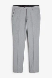 Next Stretch-Hose Formelle Stretchhose Grau/Hellgrau