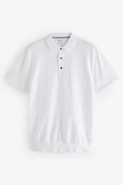 Polokragenpullover Slim Fit Poloshirt aus Strick (1-tlg)