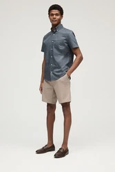 Next Button-down-Oxfordhemd Grau/Blau/Dunkelblau/Dunkelgrau