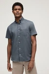 Next Button-down-Oxfordhemd Grau/Blau/Dunkelblau/Dunkelgrau