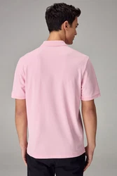 Next Bandeau-Bikini-Top Piqu-Poloshirt Lila/Rosa