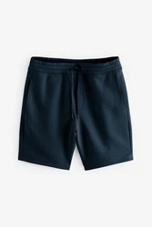 Next Sweatshorts Jersey-Shorts (2-tlg) Grau/Dunkelblau