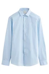 Next Langarmhemd Hellblau/Blau