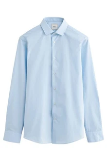 Next Langarmhemd Hellblau/Blau Next Langarmhemd Hellblau/Blau