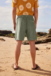 Next Webshorts Dock-Shorts Dunkelgrün/Khaki