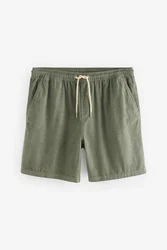Next Webshorts Dock-Shorts Dunkelgrün/Khaki