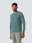 NO EXCESS Strickpullover Rundhals Grün/Türkis