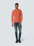 NO EXCESS Strickpullover Rundhals Rot/Orange/Rosa