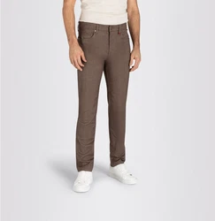 MAC Stretch-Hose MAC JEANS Style ARNE Structure Flex Khaki/Braun/Beige/Dunkelbraun