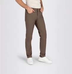 MAC Stretch-Hose MAC JEANS Style ARNE Structure Flex Khaki/Braun/Beige/Dunkelbraun