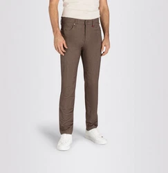MAC Stretch-Hose MAC JEANS Style ARNE Structure Flex Khaki/Braun/Beige/Dunkelbraun