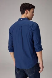 Next Langarmhemd Dunkelblau/Blau/Hellblau