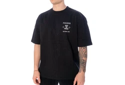 Pegador T-Shirt PGDR Salal Oversized gewaschenes Schwarz