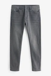 Next Skinny Fit Motion Flex Jeans Hellgrau/Dunkelgrau/Grau