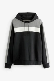 Next Hoodie mit Blockfarben