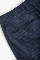 Next Anzughose Cordhose Dunkelblau/Blau