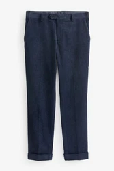 Next Anzughose Cordhose Dunkelblau/Blau
