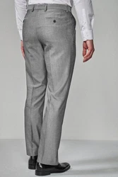 Next Frackhose Anzug Slim Fit Hose Grau/Hellgrau