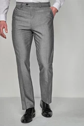 Next Frackhose Anzug Slim Fit Hose Grau/Hellgrau