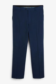 Next Frackhose Anzug Slim Fit Hose Dunkelblau/Blau