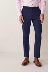 Next Frackhose Anzug Slim Fit Hose Dunkelblau/Blau