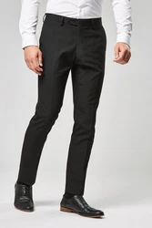 Next Frackhose Anzug Slim Fit Hose Schwarz/Dunkelgrau/Khaki