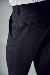 Next Frackhose Anzug Slim Fit Hose Dunkelblau