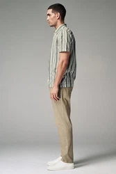 Next Chinohose Straight Fit Khaki/Beige/Braun